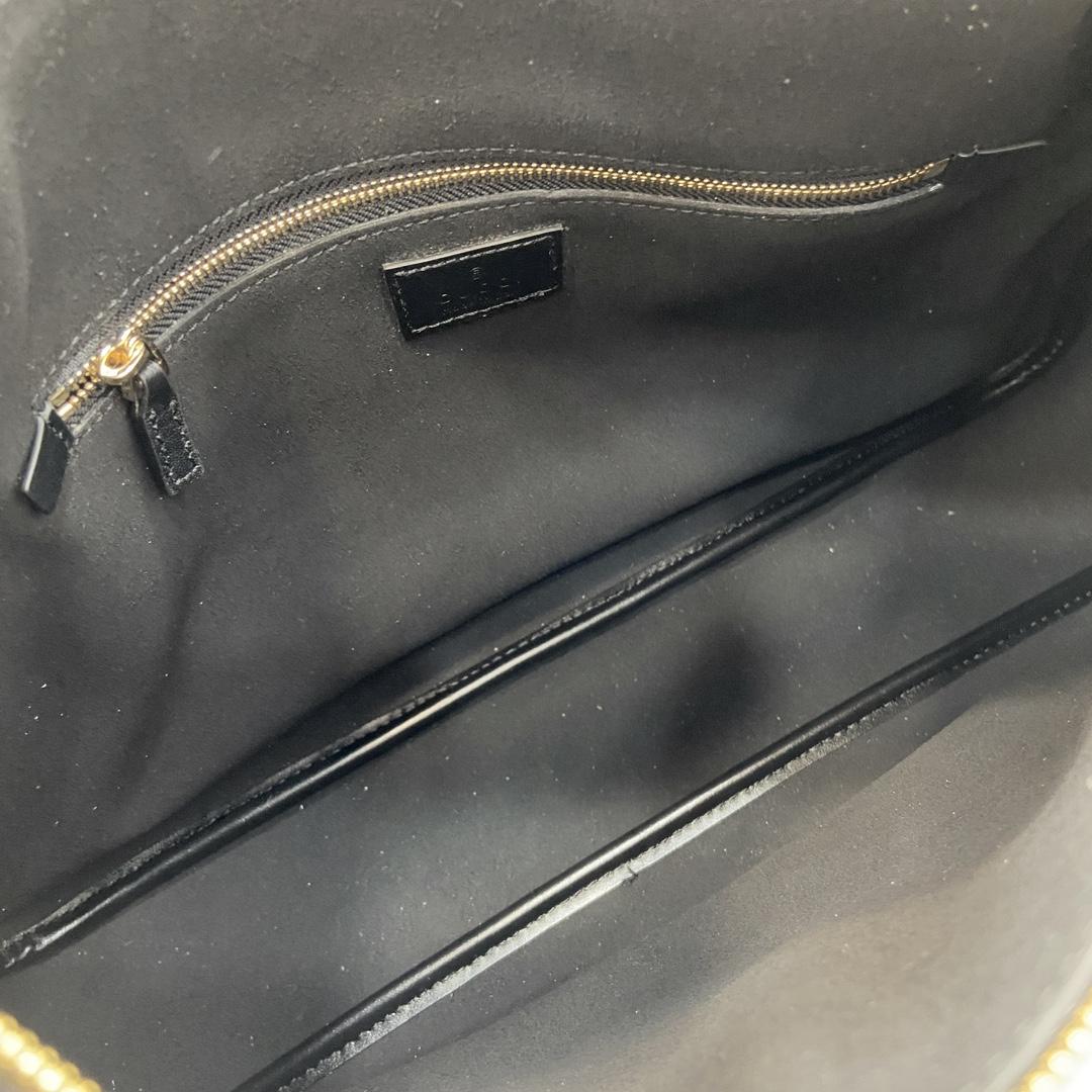 Gucci GG Emblem Medium Shoulder Bag - 