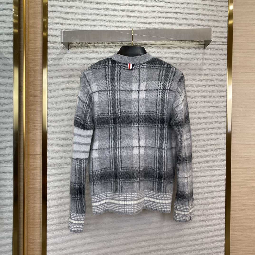 Thom Browne Jacquard-knit Mohair-blend Cardigan - PerfectKickZ