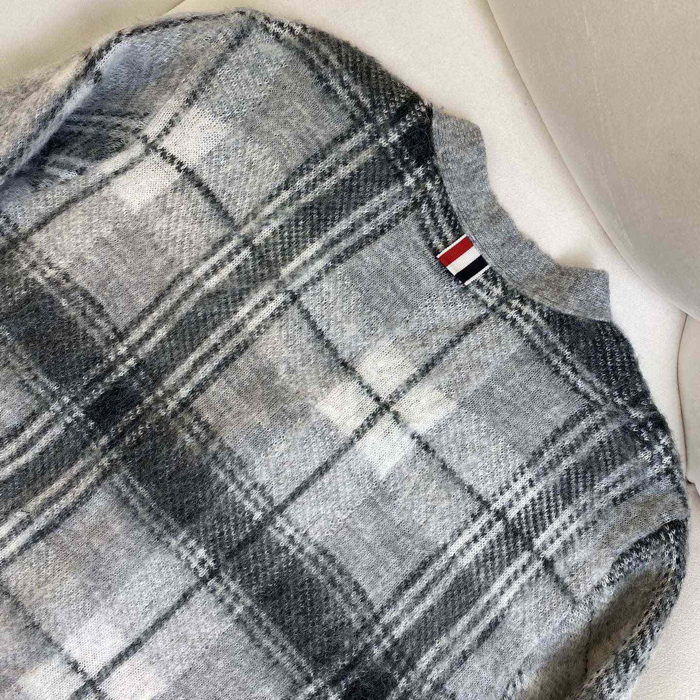 Thom Browne Jacquard-knit Mohair-blend Cardigan - PerfectKickZ