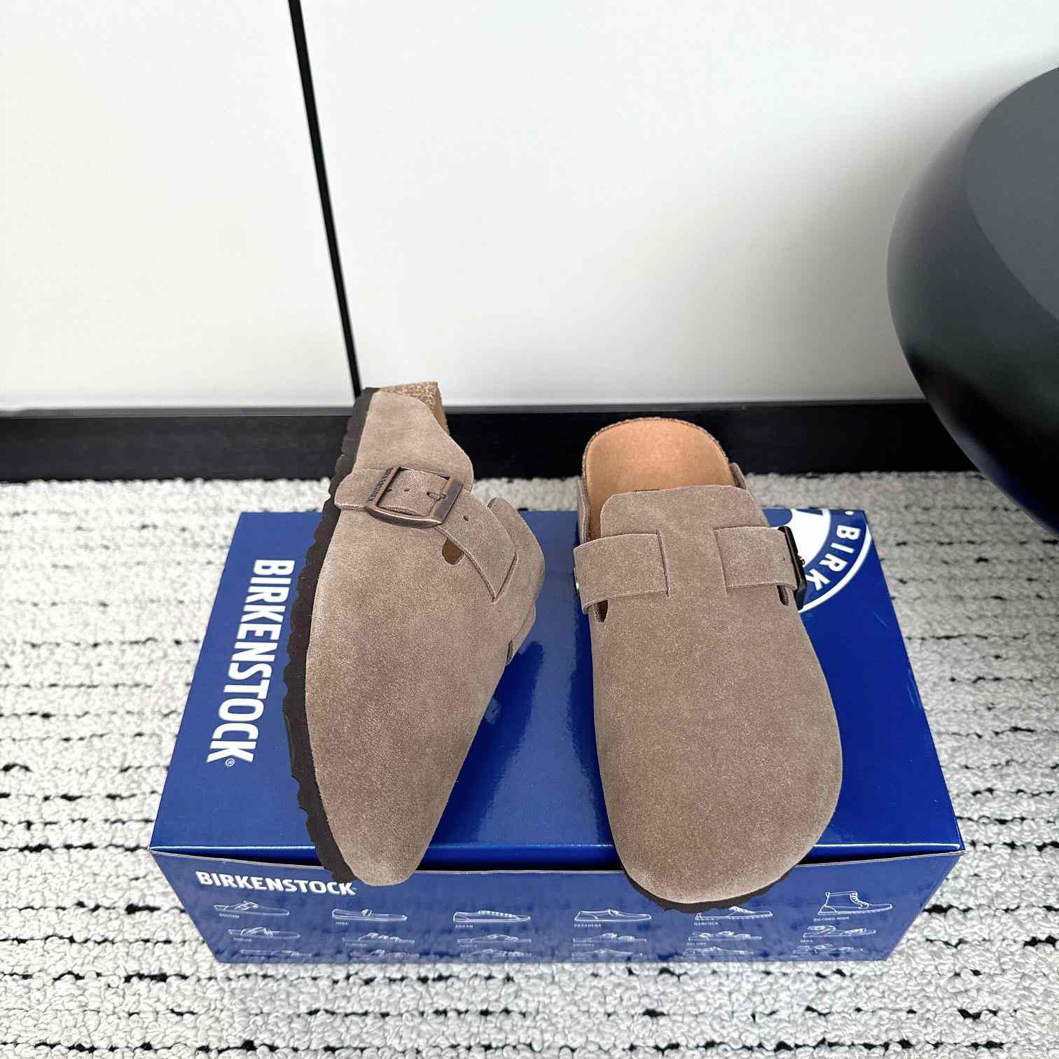Birkenstock Boston Soft Footbed Suede Leather - PerfectKickZ