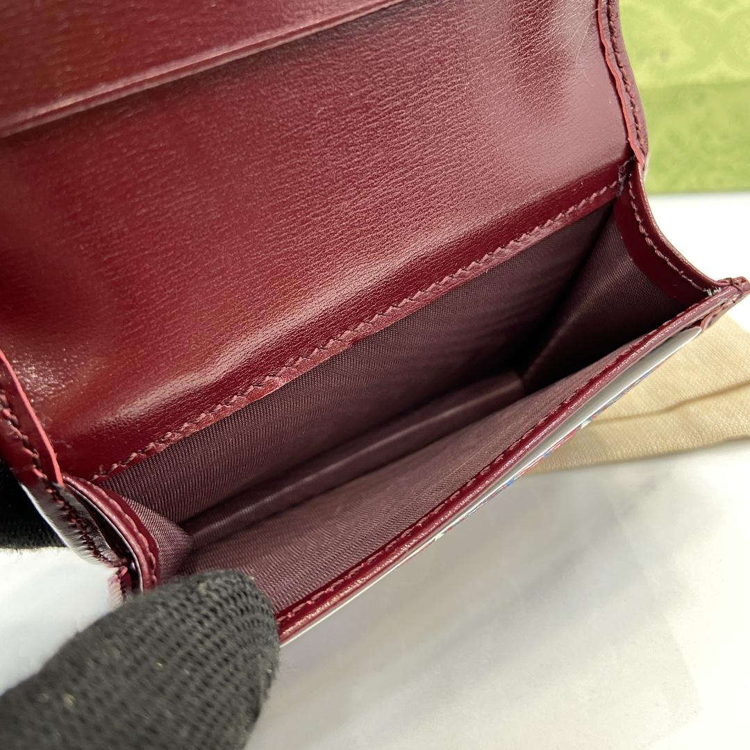 Gucci Card Case Wallet With GG Shadow - PerfectKickZ