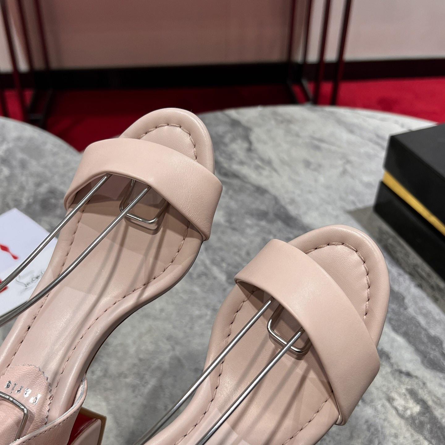 Christian Louboutin  Pink Lin Miss Sabina 55 Sandals - PerfectKickZ