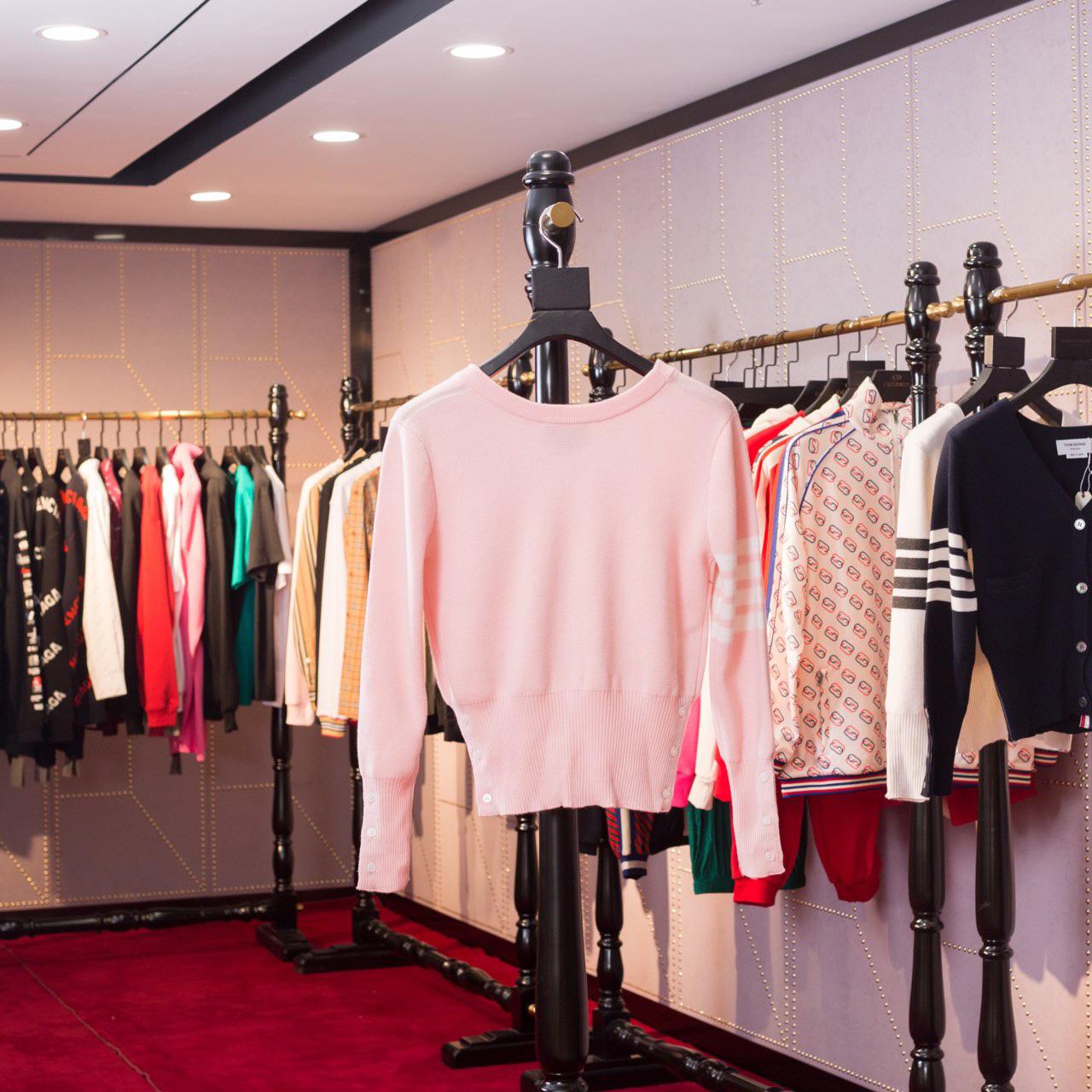 Thom Browne 4-Bar Oversize Wool Cardigan - 