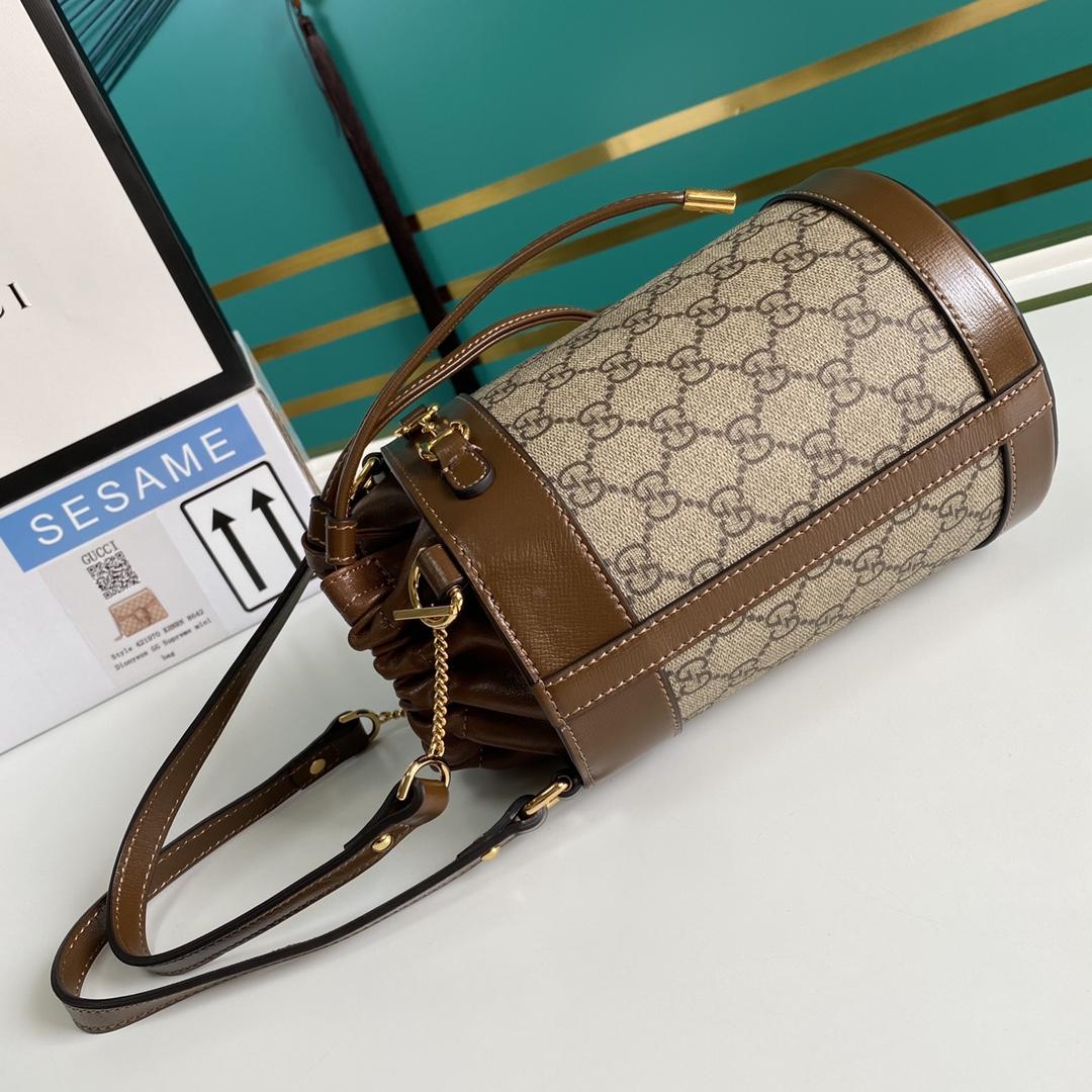 Gucci Horsebit 1955 Small Bucket Bag 'Beige'  (16-14-14cm) - PerfectKickZ