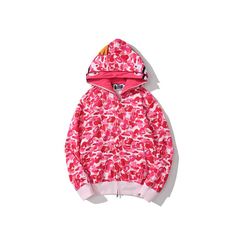 Bape Big ABC Camo Shark Full Zip Hoodie - PerfectKickZ