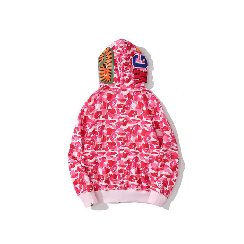 Bape Big ABC Camo Shark Full Zip Hoodie - PerfectKickZ