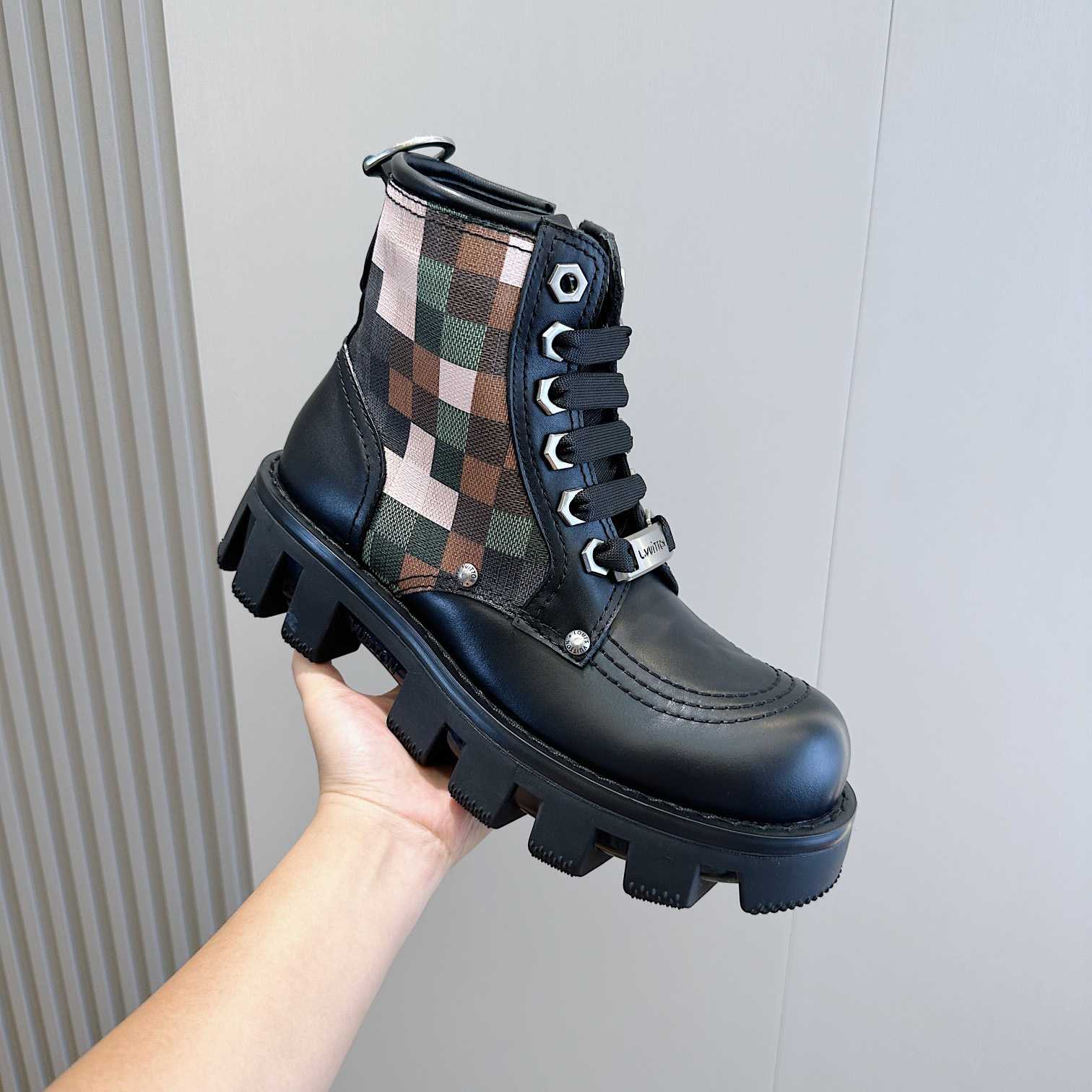 Louis Vuitton LV Checker Combat Boot   1ACNEX - PerfectKickZ