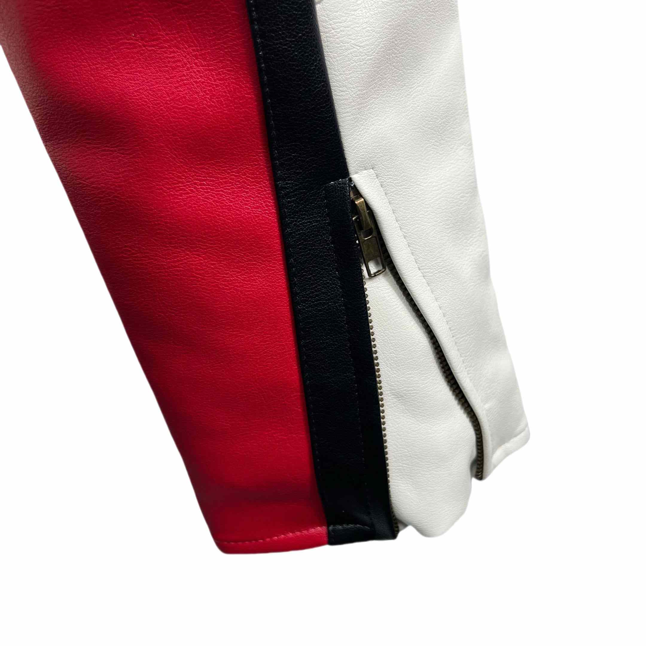 Vetements Tricolor Leather Racing Jacket - PerfectKickZ