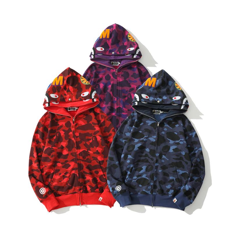 Bape Shark Full Zip Hoodie - PerfectKickZ