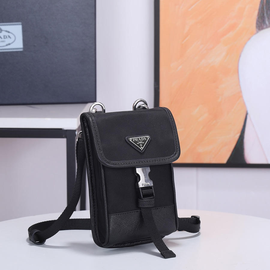 Prada Re-Nylon And Saffiano Leather Smartphone Case - PerfectKickZ