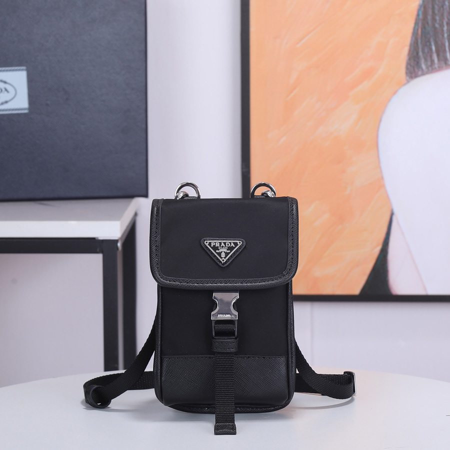 Prada Re-Nylon And Saffiano Leather Smartphone Case - PerfectKickZ