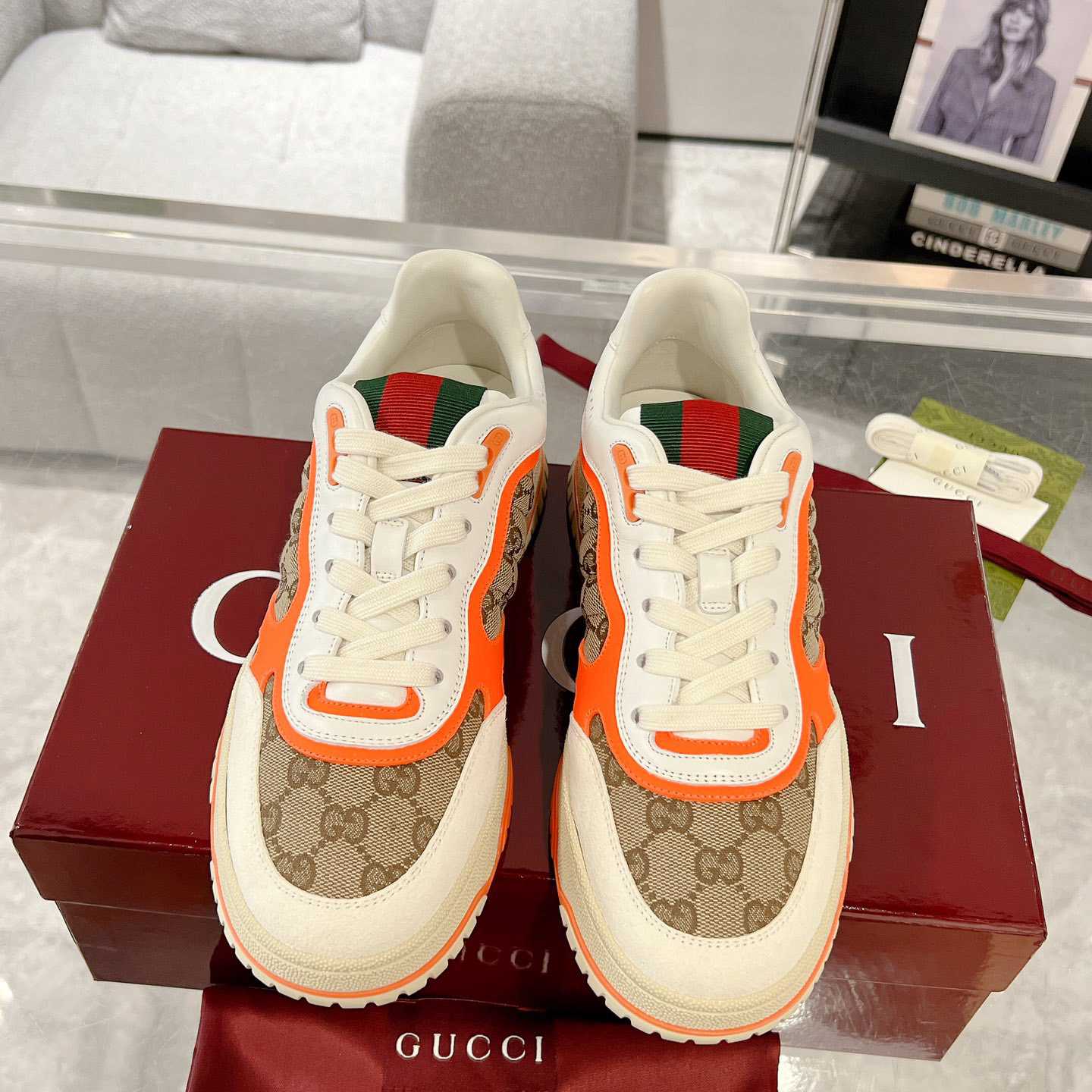 Gucci Re-Web Sneakers - 