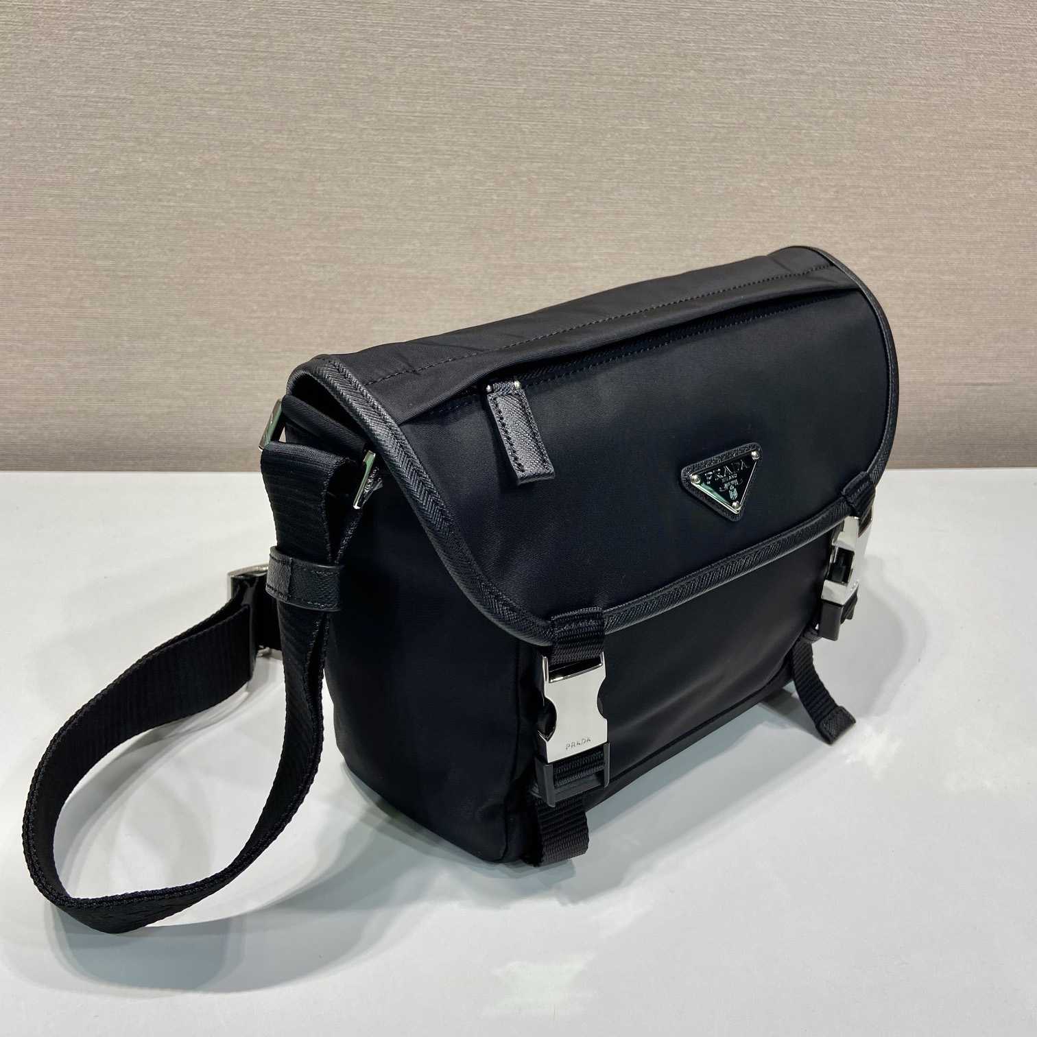 Prada Re-Nylon And Saffiano Leather Shoulder Bag - PerfectKickZ