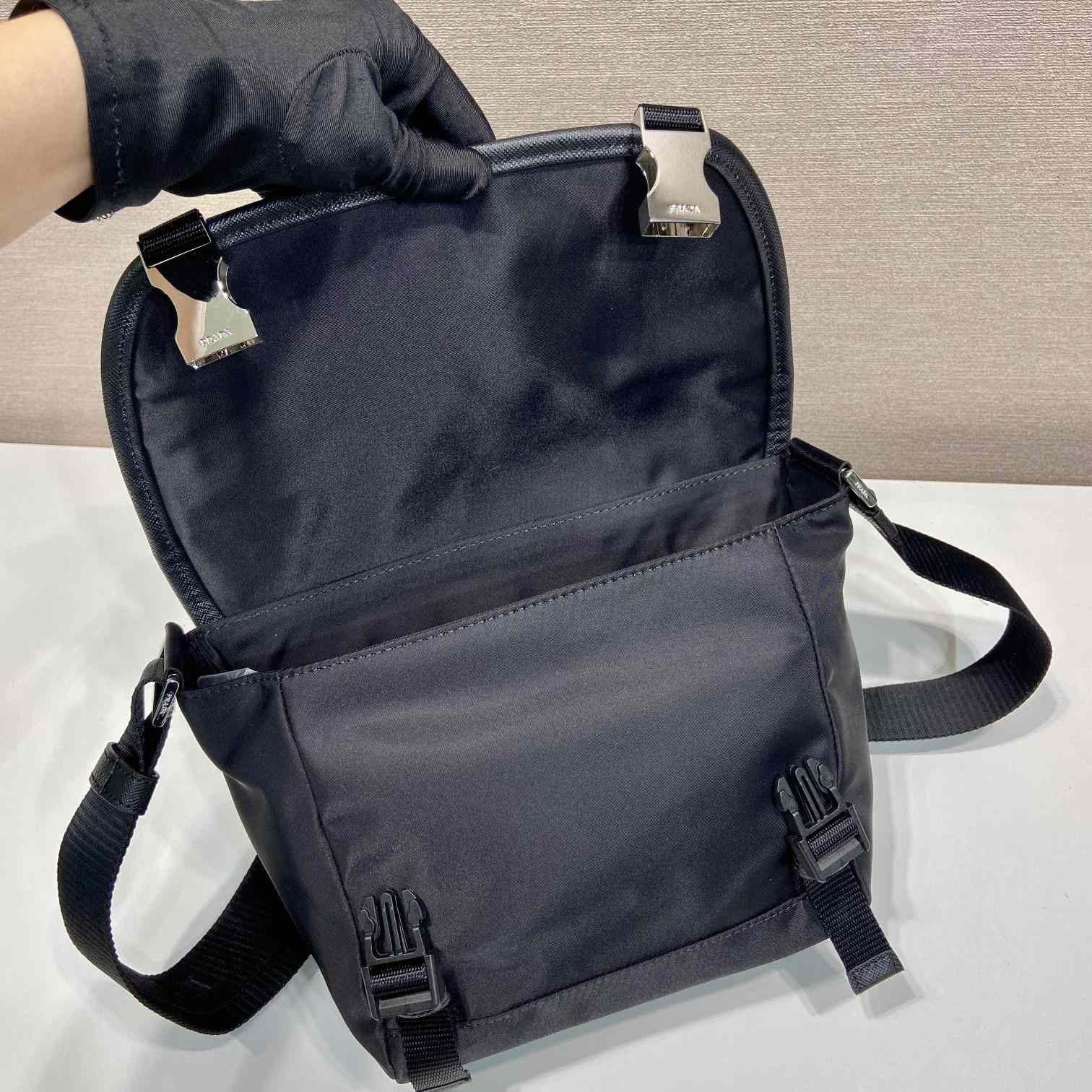 Prada Re-Nylon And Saffiano Leather Shoulder Bag - PerfectKickZ