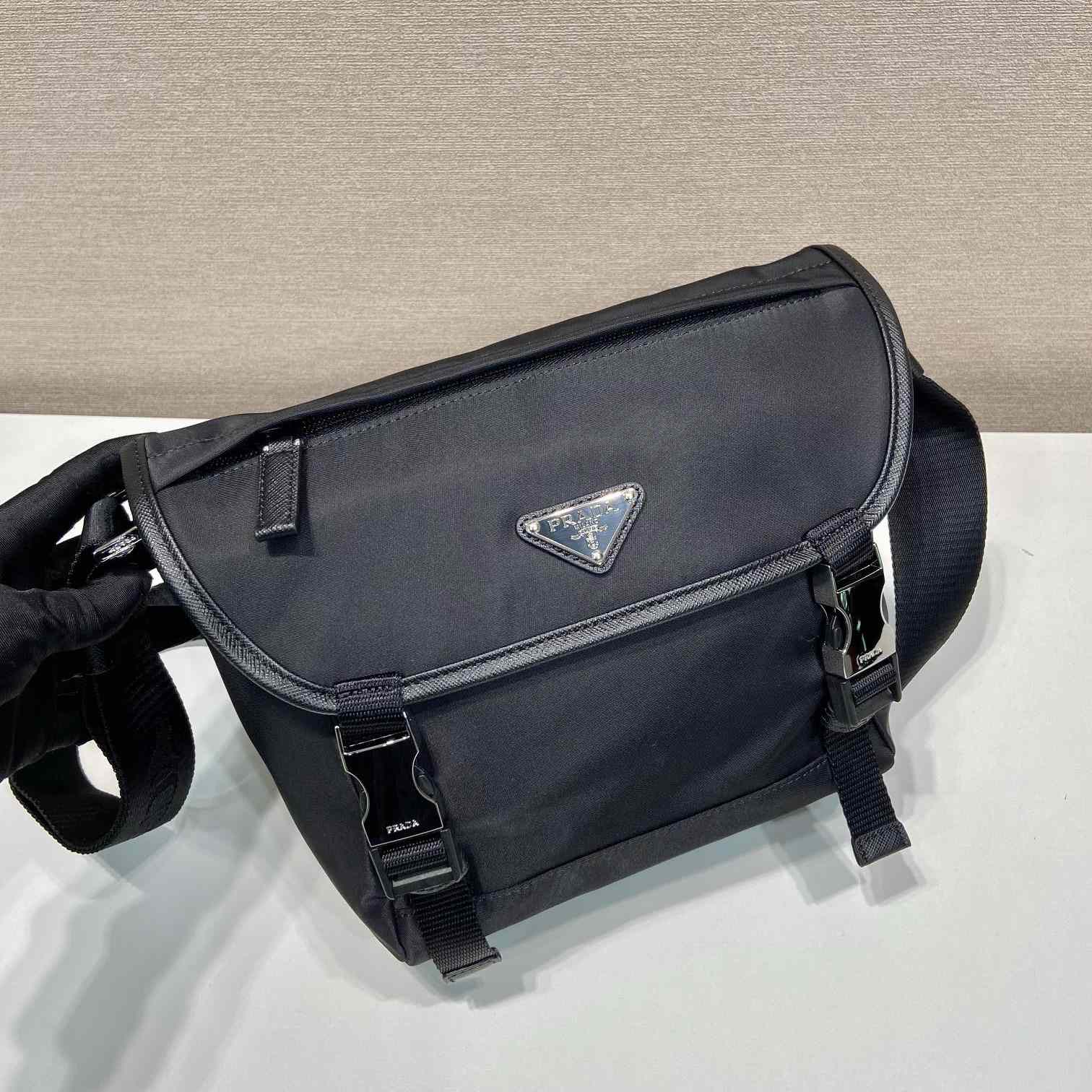 Prada Re-Nylon And Saffiano Leather Shoulder Bag - PerfectKickZ
