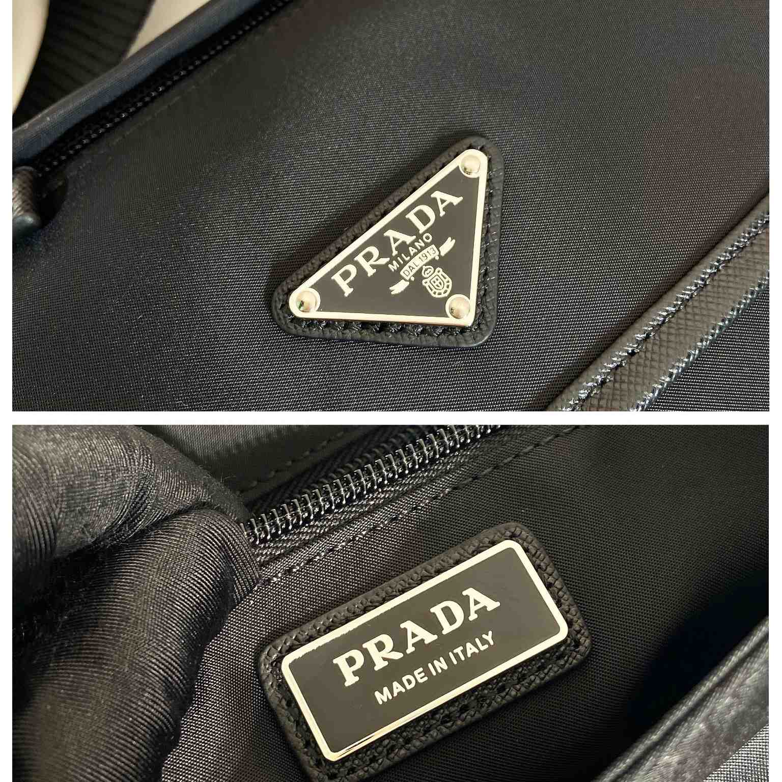 Prada Re-Nylon And Saffiano Leather Shoulder Bag - PerfectKickZ