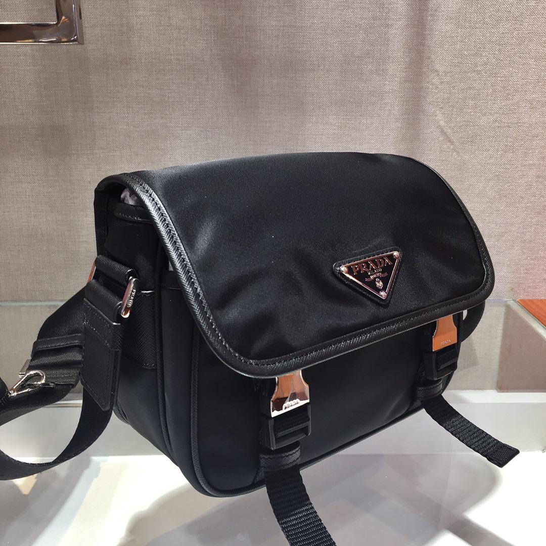 Prada Re-Nylon and Saffiano Leather Shoulder Bag - PerfectKickZ