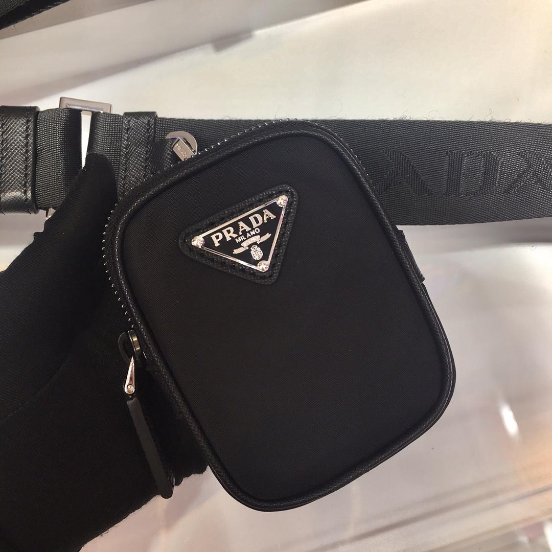 Prada Re-Nylon and Saffiano Leather Shoulder Bag - PerfectKickZ