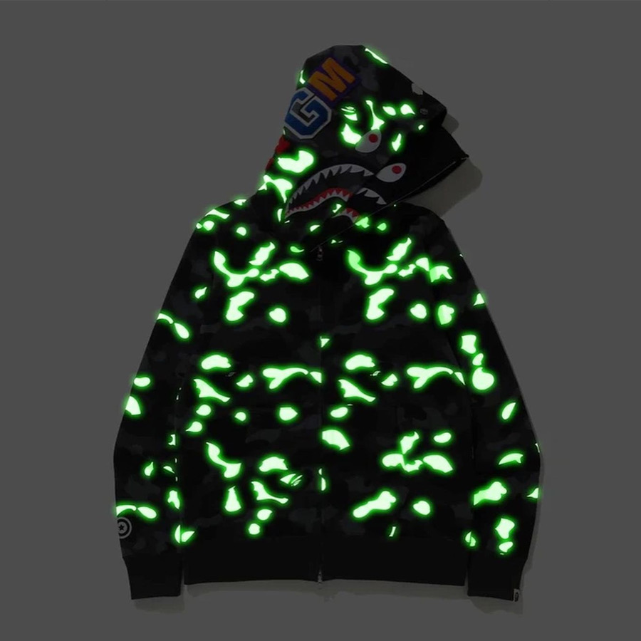 Bape City Camo Tiger Hoodie(glow in the dark) - PerfectKickZ