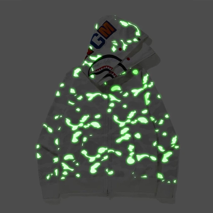 Bape City Camo Tiger Hoodie(glow in the dark) - PerfectKickZ