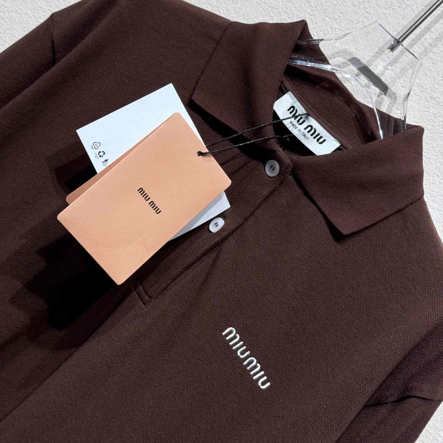 Miu Miu Piqué And Jersey Polo Shirt - PerfectKickZ