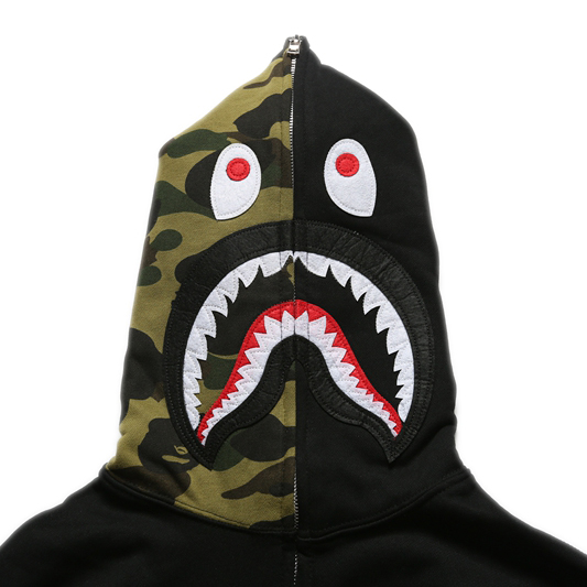 Bape Full Zip Double Hoodie - PerfectKickZ