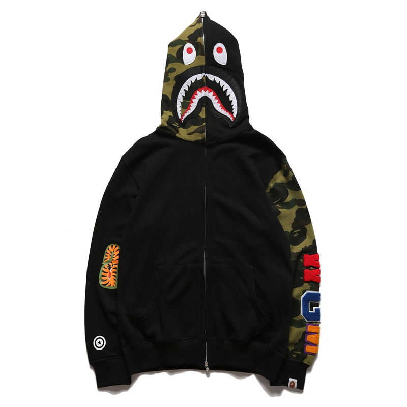 Bape Full Zip Double Hoodie - PerfectKickZ
