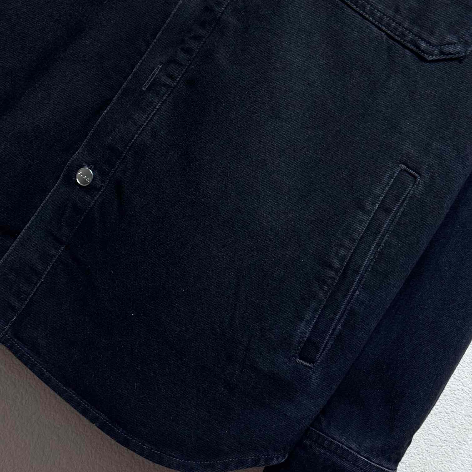 Gucci Denim Shirt With Gucci Embroidery - PerfectKickZ