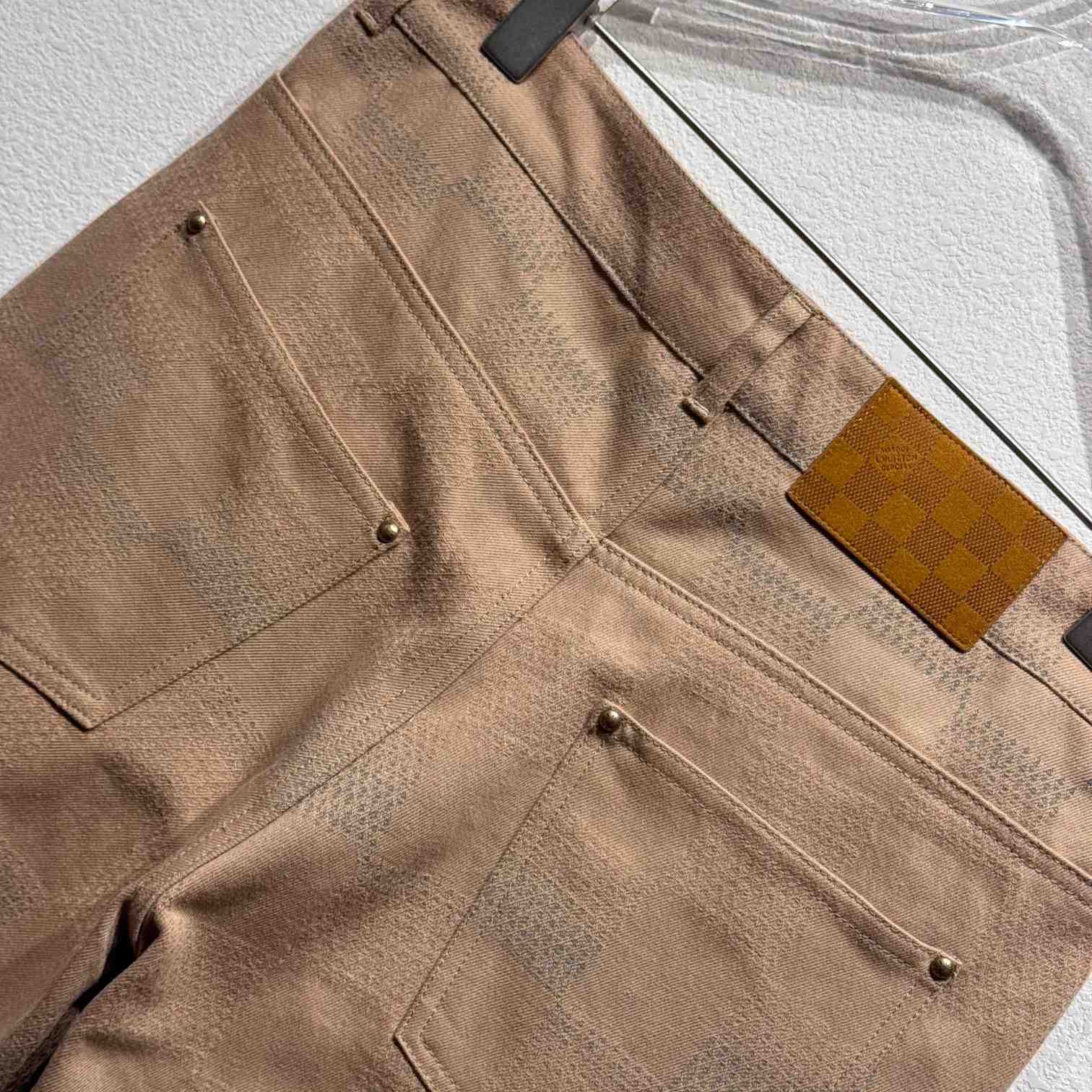 Louis Vuitton Damier Workwear Cotton Pants   1AFX54 - PerfectKickZ