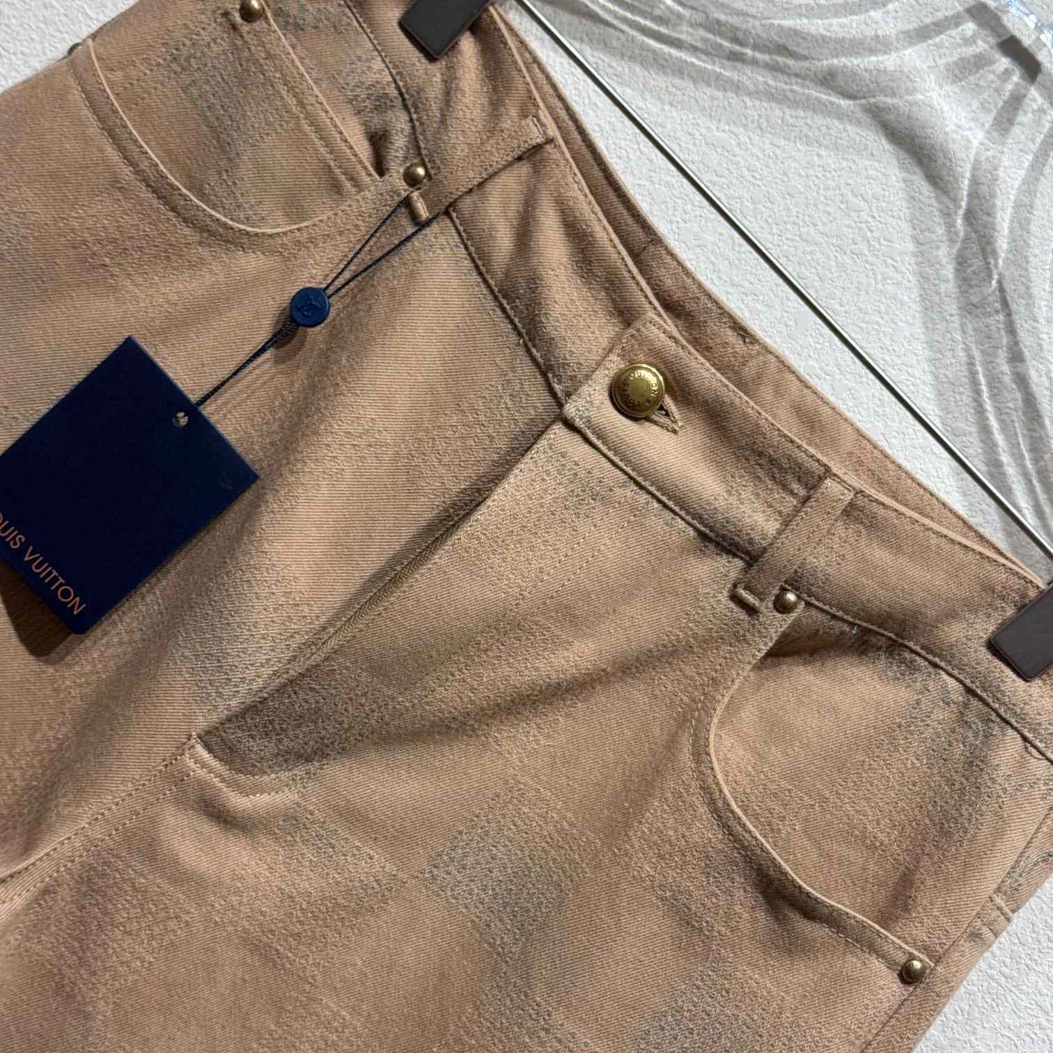Louis Vuitton Damier Workwear Cotton Pants   1AFX54 - PerfectKickZ
