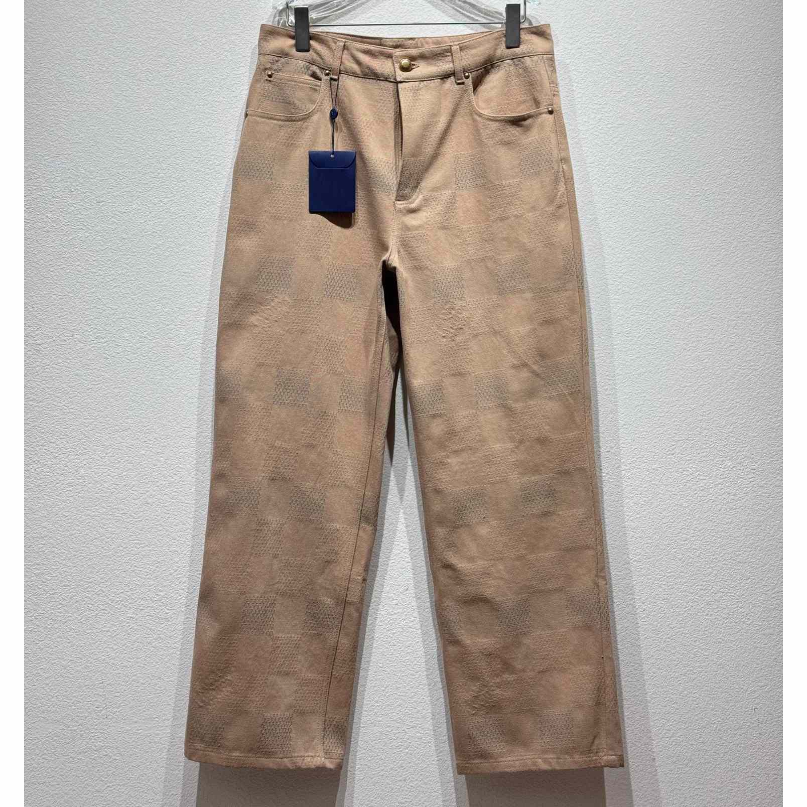 Louis Vuitton Damier Workwear Cotton Pants   1AFX54 - PerfectKickZ