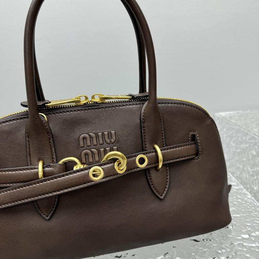 Miu Miu Aventure Nappa Leather Top-handle Bag - PerfectKickZ