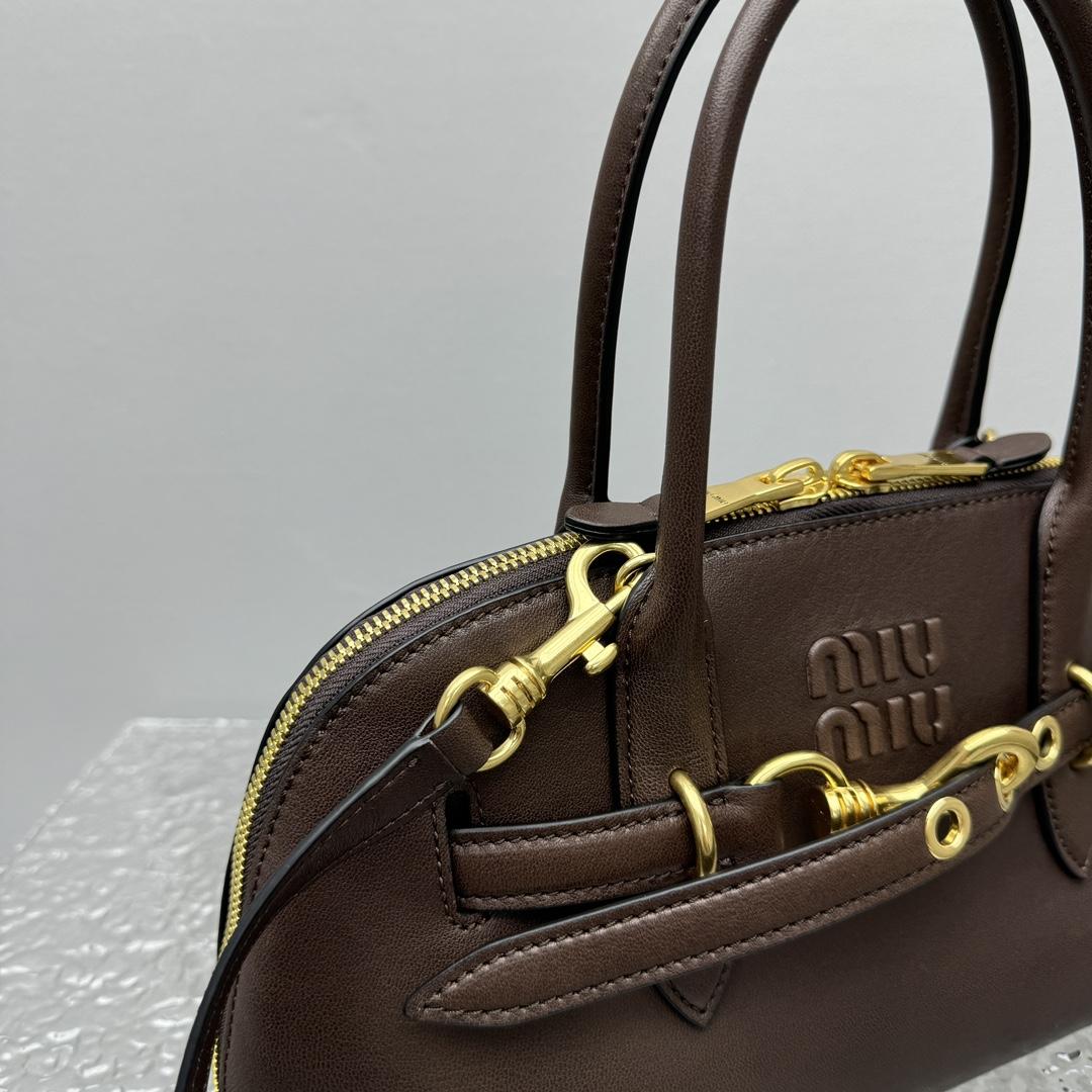 Miu Miu Aventure Nappa Leather Top-handle Bag - PerfectKickZ