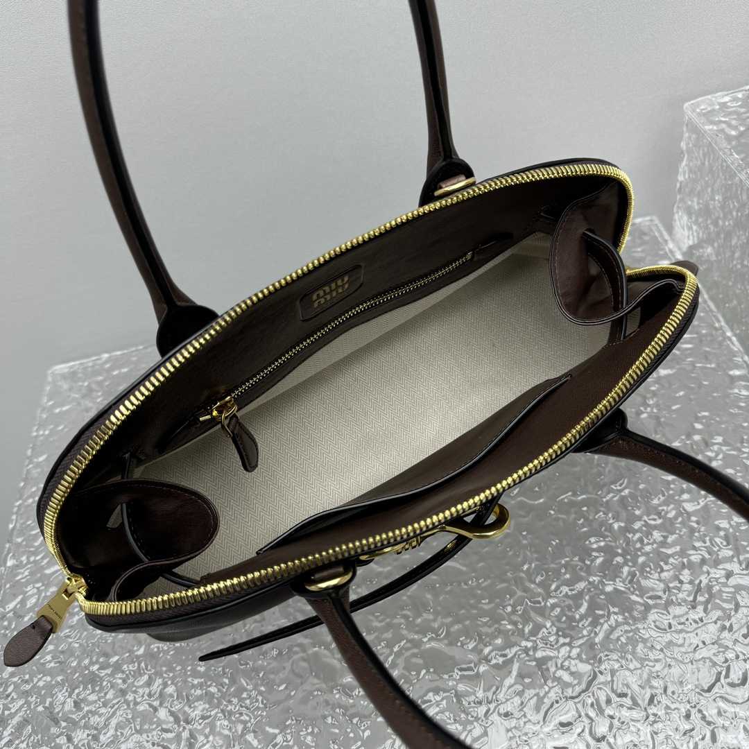 Miu Miu Aventure Nappa Leather Top-handle Bag - PerfectKickZ