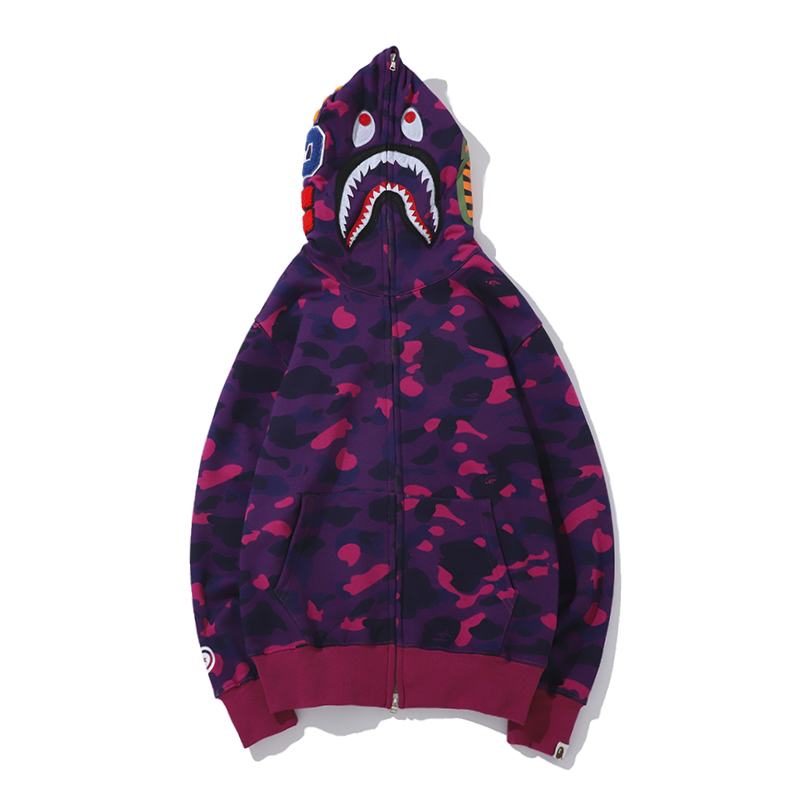 Bape Full Zip Double Hoodie - PerfectKickZ