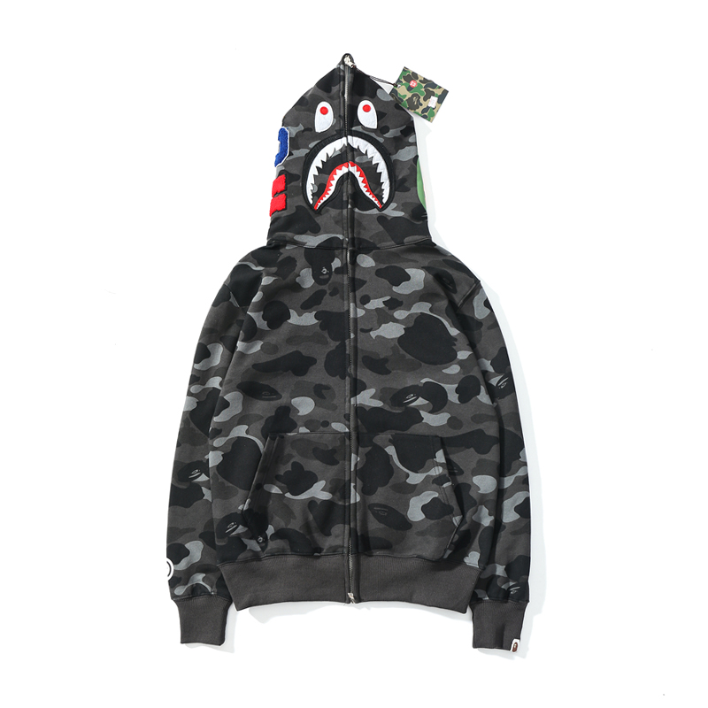 Bape Full Zip Double Hoodie - PerfectKickZ