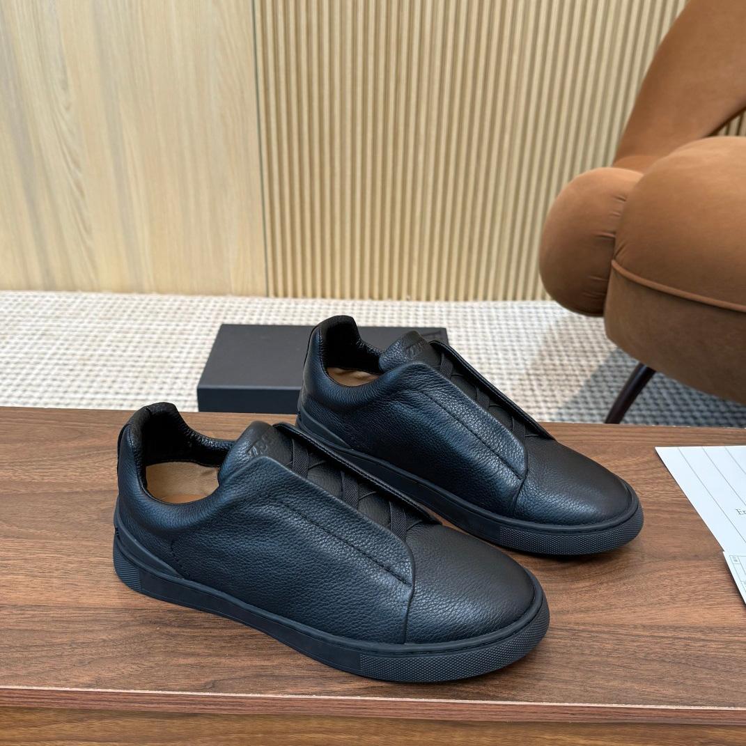 Zegna Leather Sneakers - PerfectKickZ
