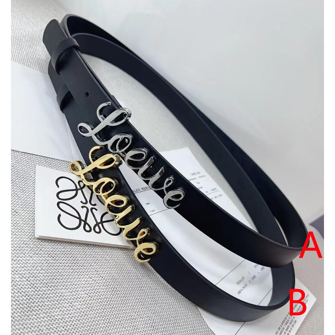 Loewe Anagram Belt In Calfskin - PerfectKickZ