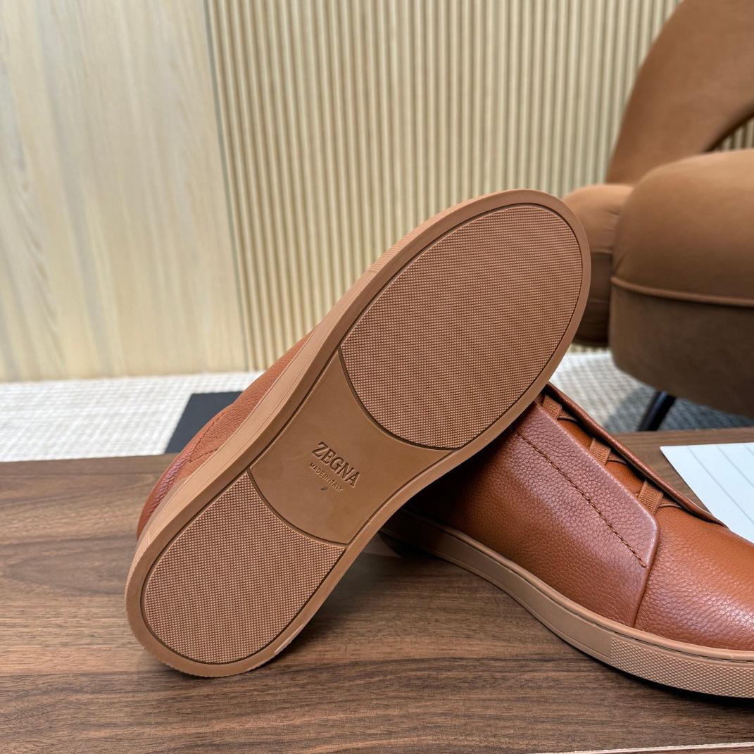 Zegna Leather Sneakers - PerfectKickZ