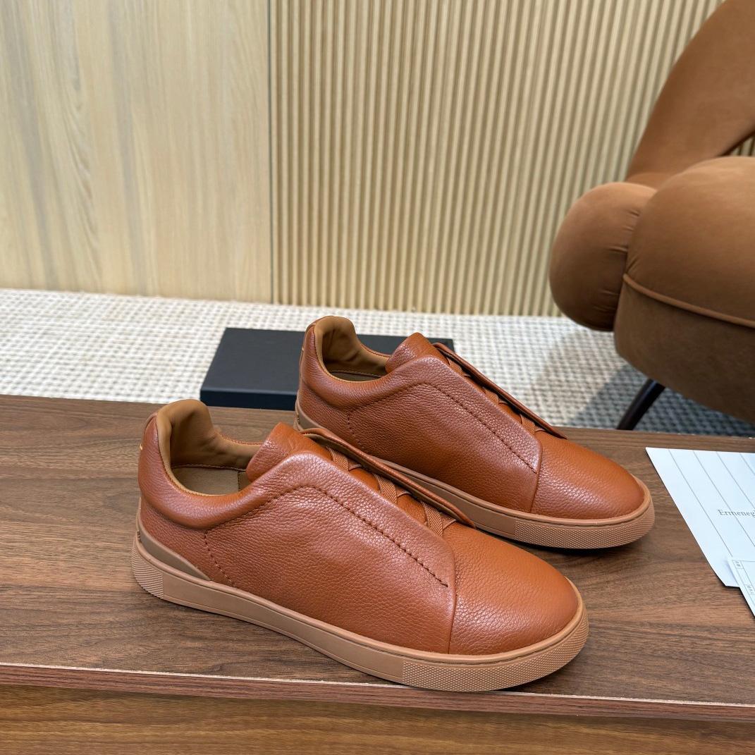Zegna Leather Sneakers - PerfectKickZ