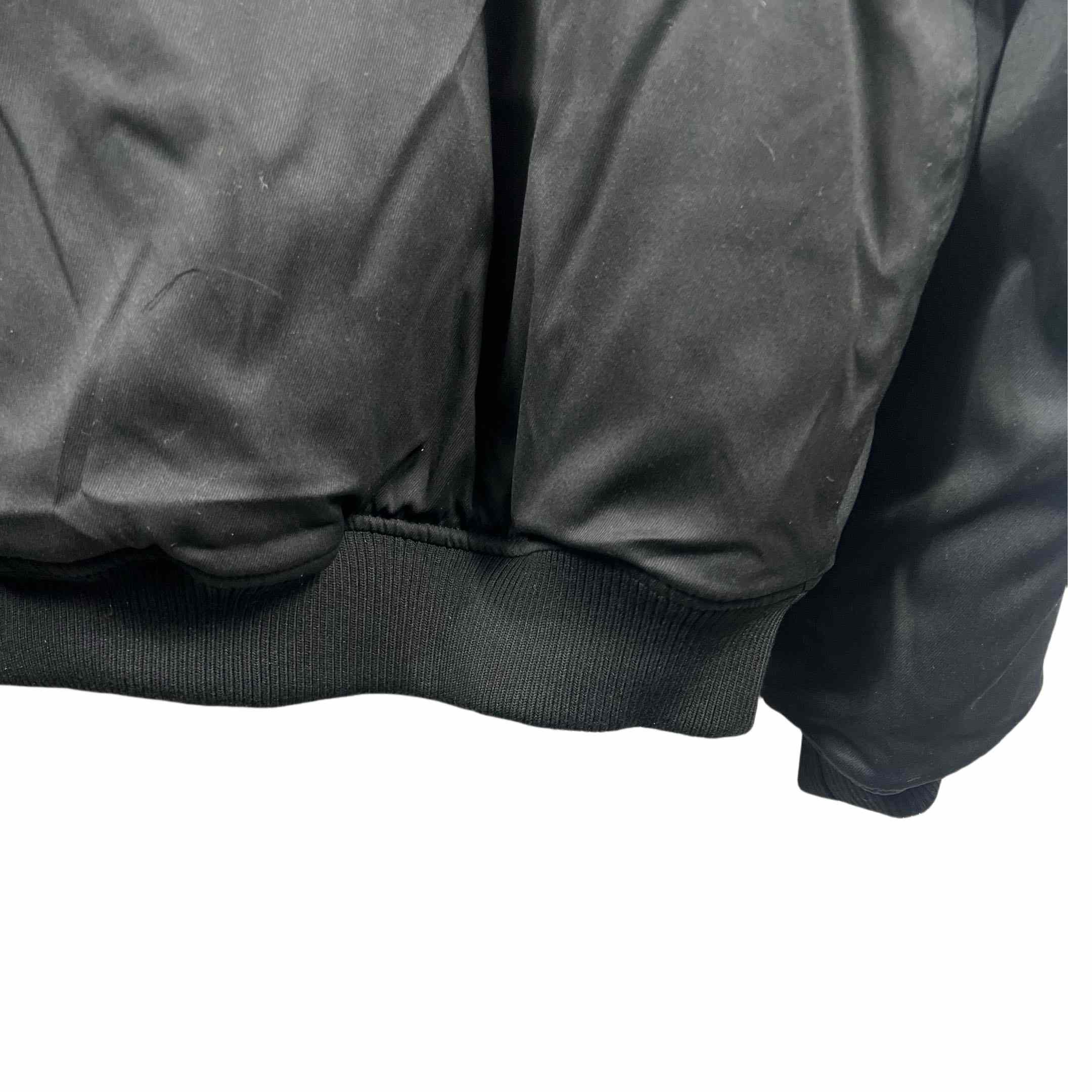 Vetements Black Cotton Patchwork Bomber Jacket - PerfectKickZ