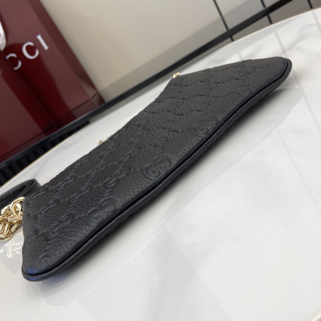 Gucci GG Emblem Super Mini Bag - PerfectKickZ
