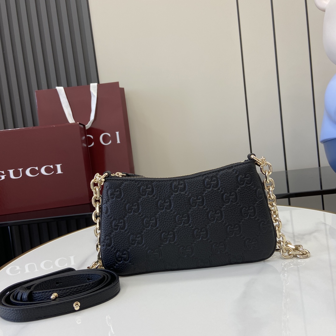 Gucci GG Emblem Super Mini Bag - PerfectKickZ