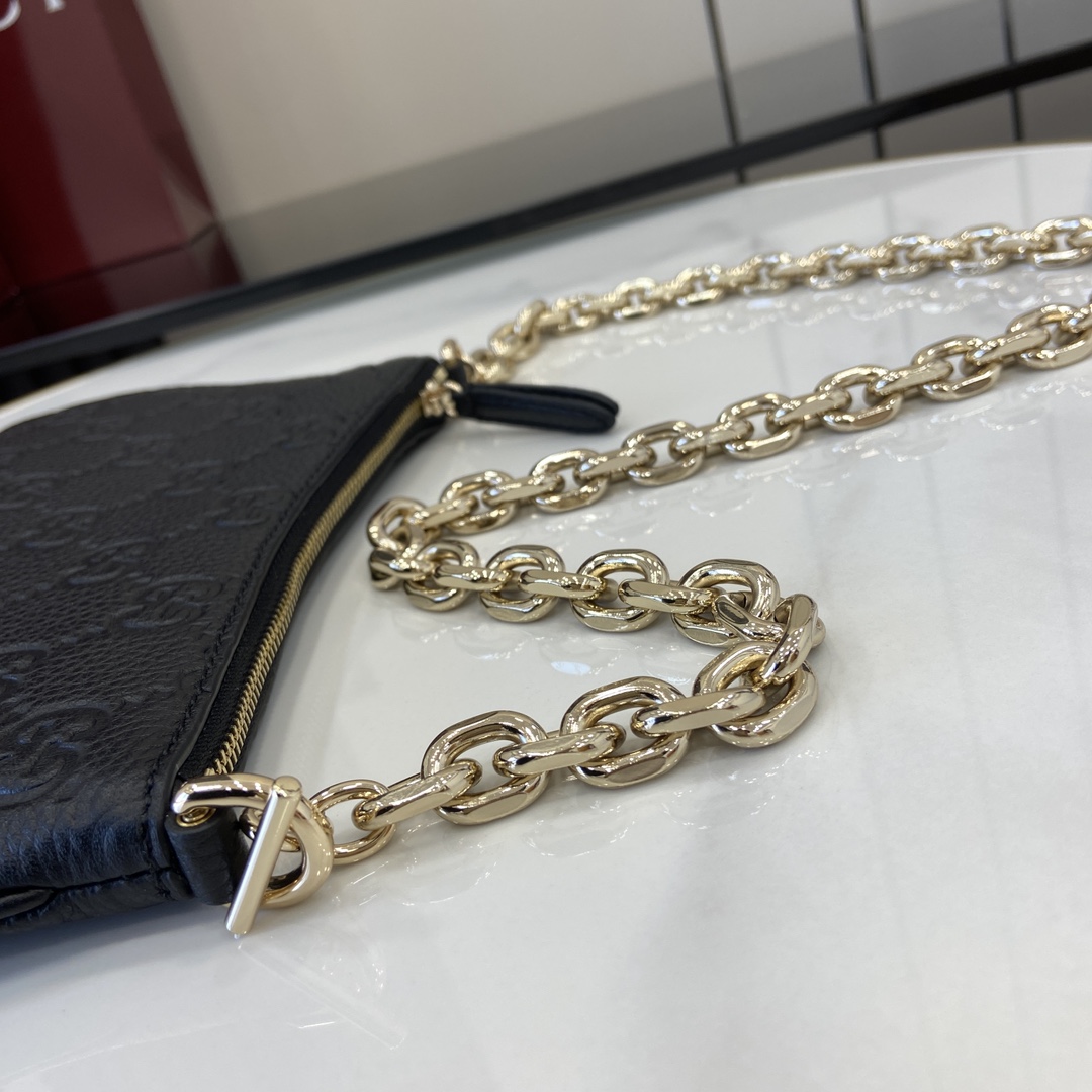 Gucci GG Emblem Super Mini Bag - PerfectKickZ