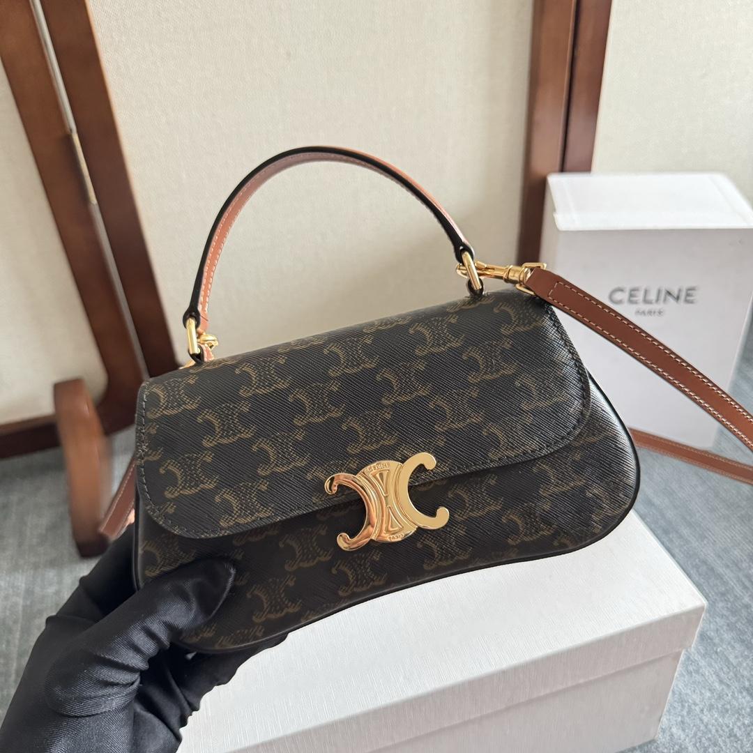 Celine Teen Celine Lola In Triomphe Canvas And Clafskin  - PerfectKickZ