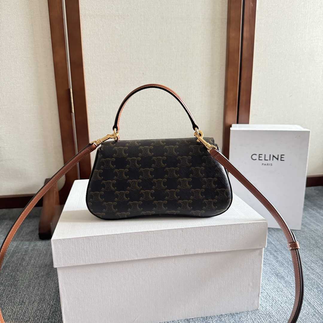 Celine Teen Celine Lola In Triomphe Canvas And Clafskin  - PerfectKickZ