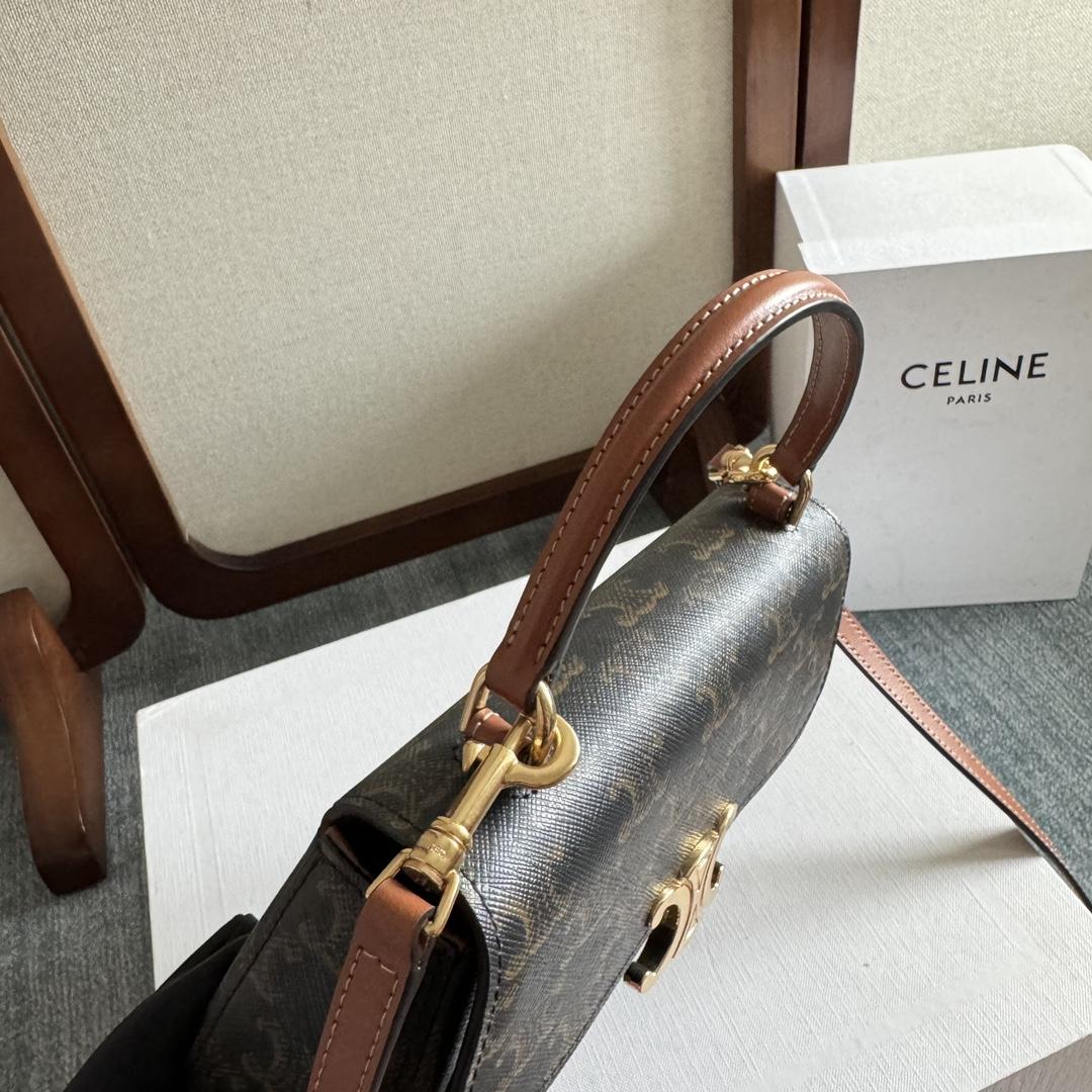 Celine Teen Celine Lola In Triomphe Canvas And Clafskin  - PerfectKickZ