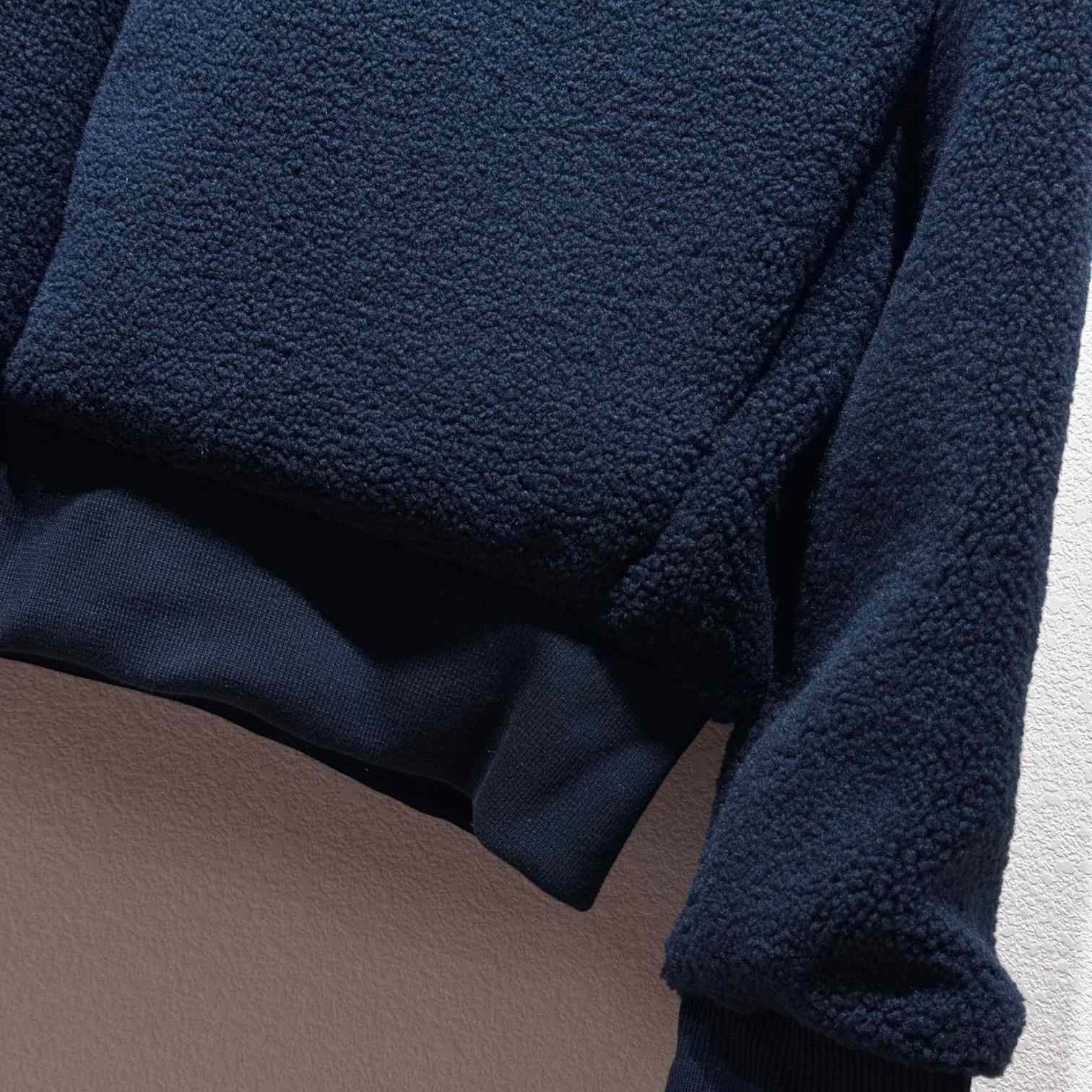 Louis Vuitton Leather Patch Fleece Blouson   1AGLXN - PerfectKickZ