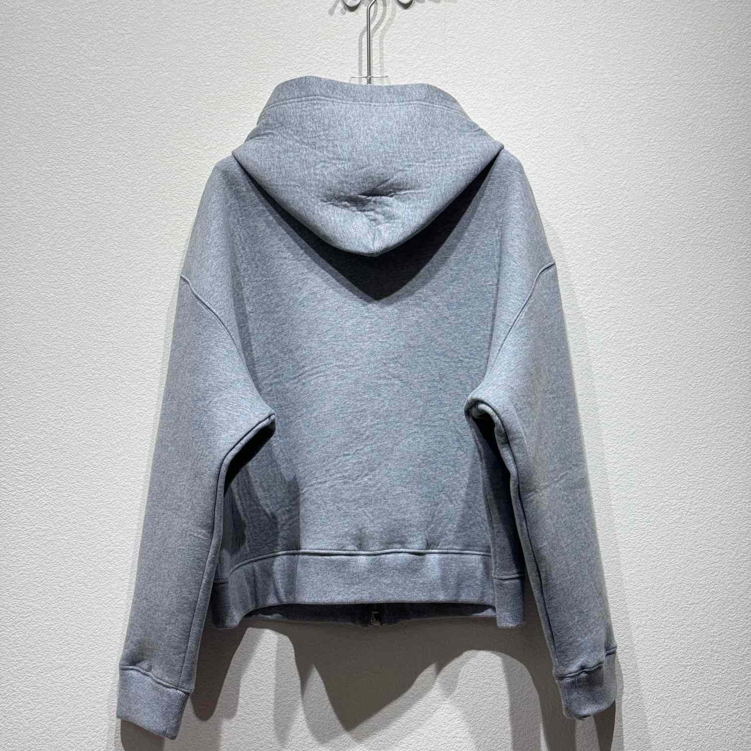 Miu Miu Cotton Zip-Up Hoodie - PerfectKickZ