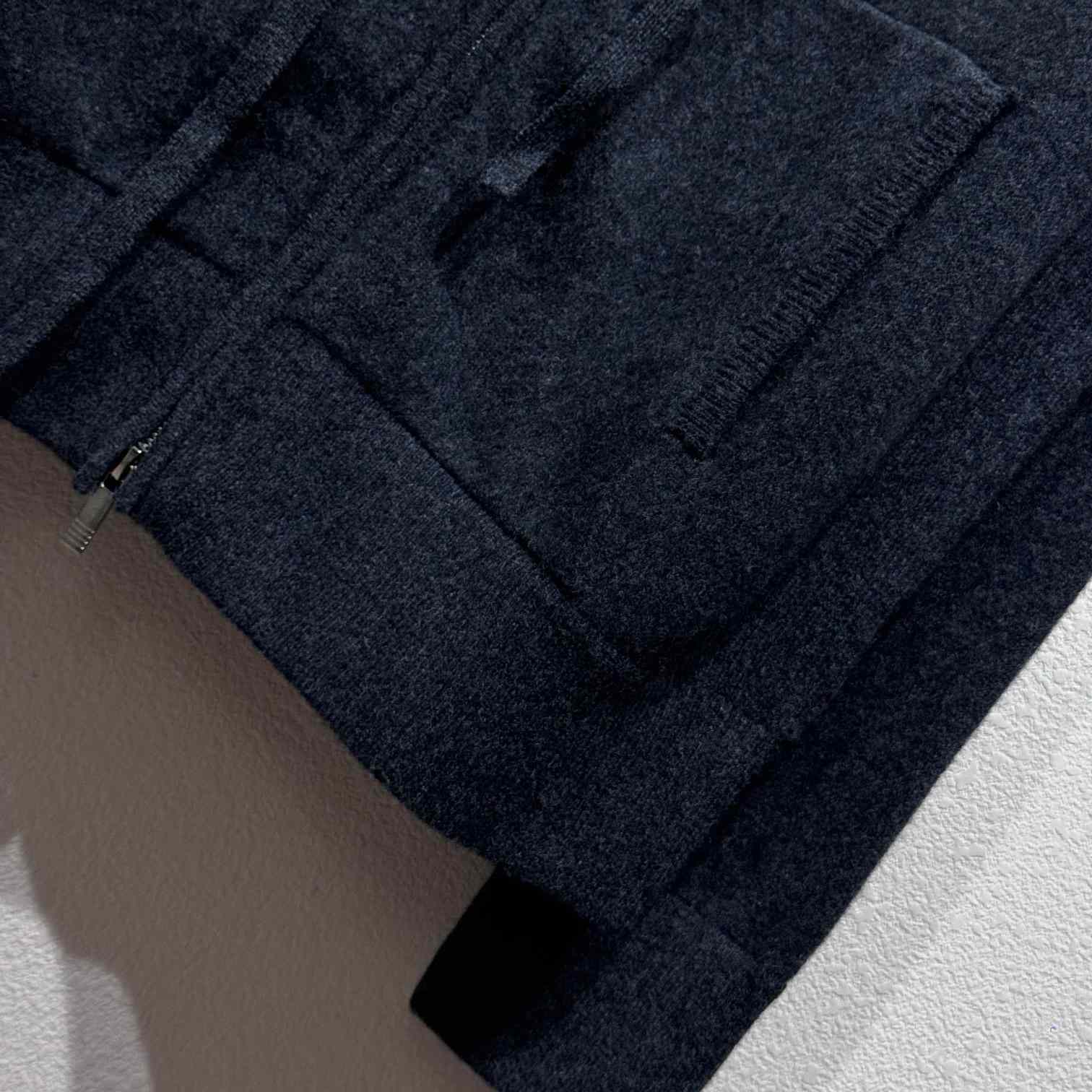 Thom Browne Knitted Zip Hoodie - PerfectKickZ